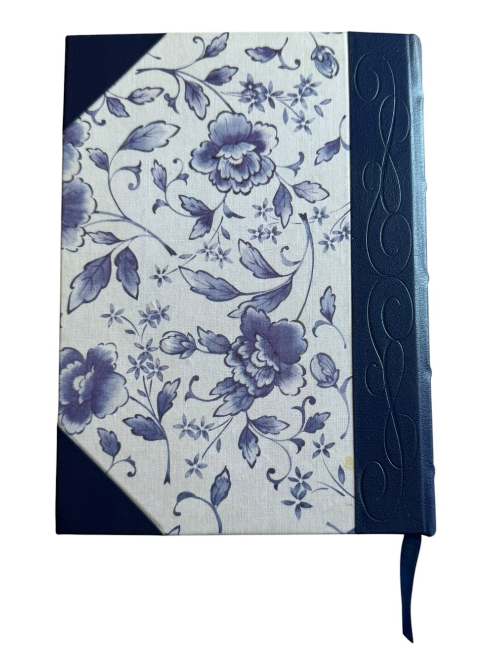Blue Floral Hardcover Journal - Picture 5 of 8